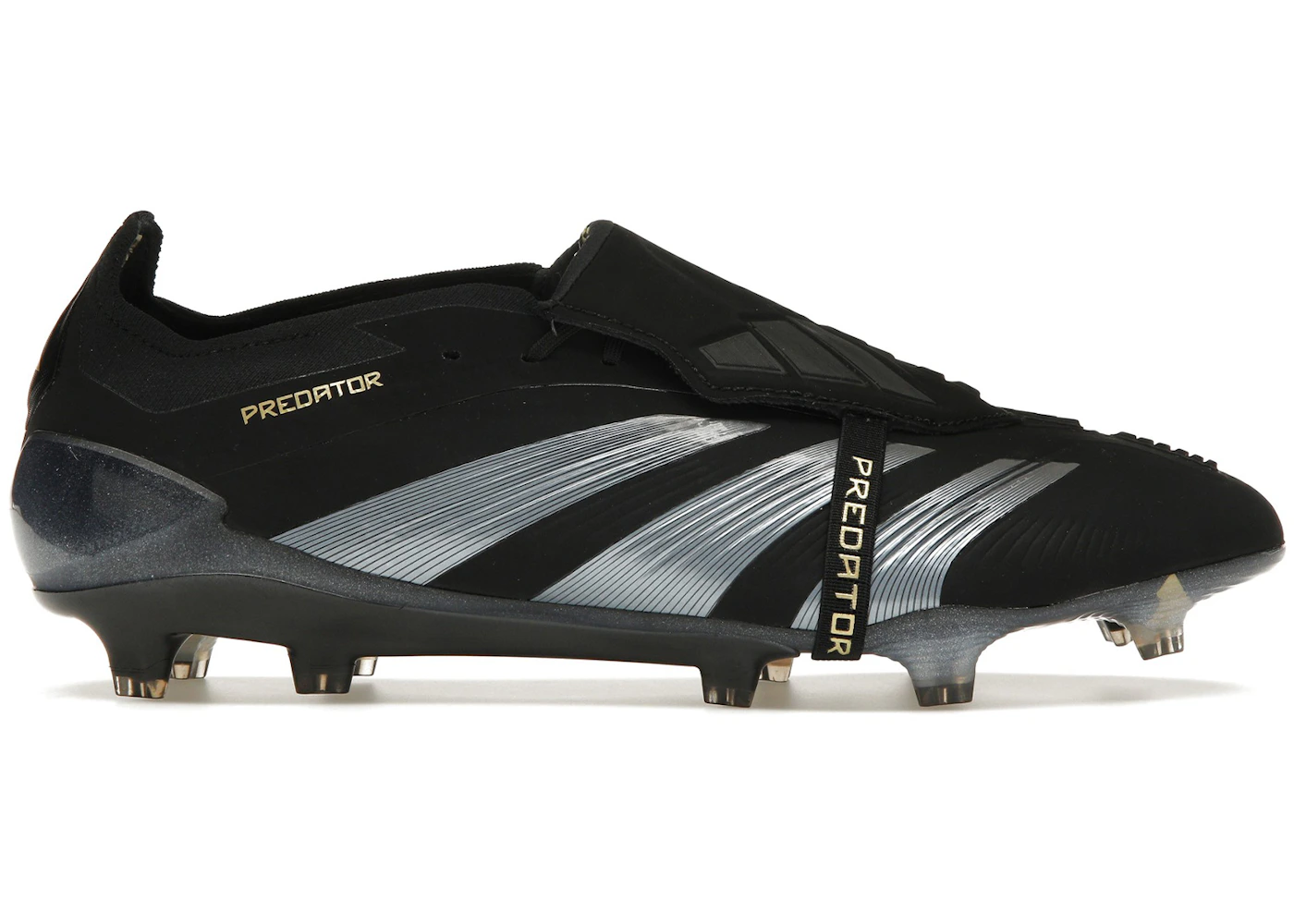 adidas Predator Elite Foldover Tongue FG Core Black Carbon Gold ...