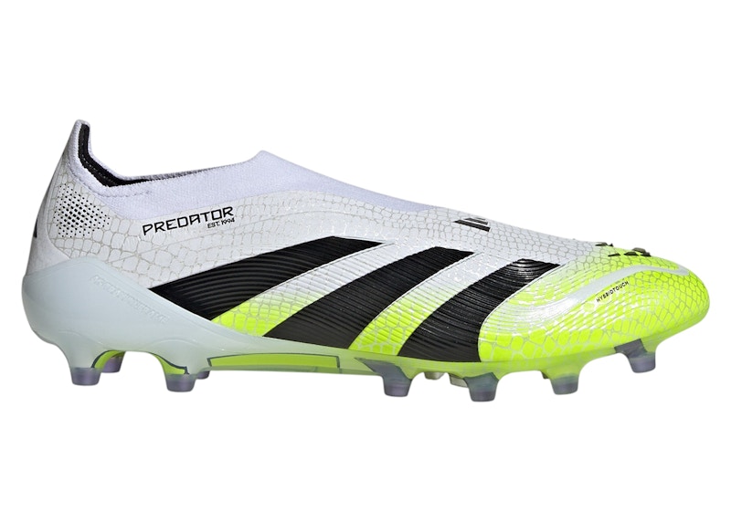 adidas　PREDATOR ELITE L HG/AG 25cm adidas Predator Elite Laceless AG Cloud White Core Black