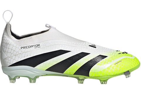 adidas Predator Elite senza lacci FG Cloud White Core Nero Lucid
