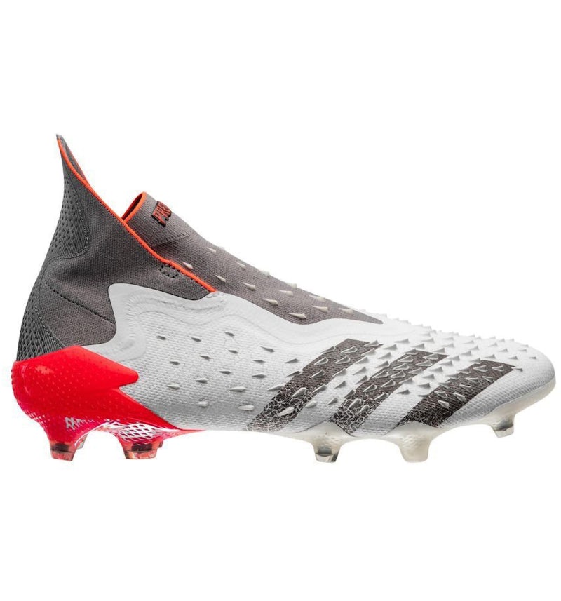 adidas Predator Freak+ FG Demonskin White Solar Red Men's FY6239