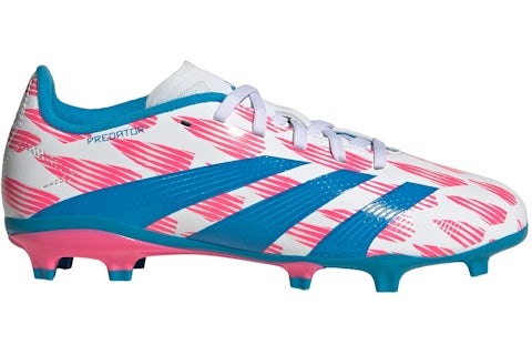 adidas Predator League FG Cloud White Solar Blue Solar Pink (GS