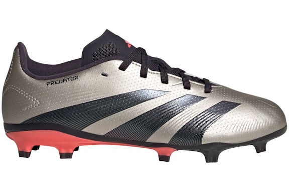 adidas Predator League FG Platinum Metallic Aurora Negro Turbo (para escolares)