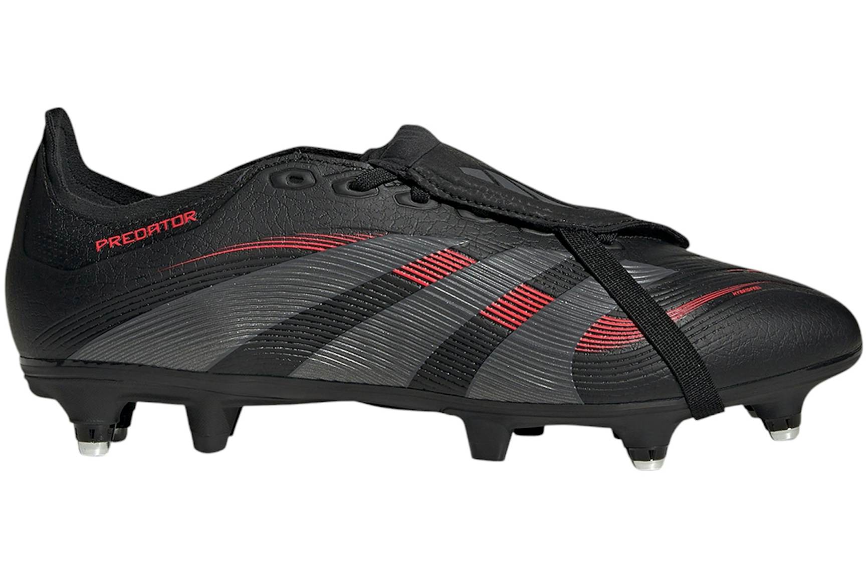adidas Predator League Fold-Over Tongue SG Core Black Grey Four Lucid ...