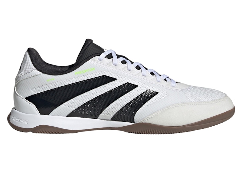 adidas Predator League Indoor Cloud White Core Black Lucid Lemon - JR7023