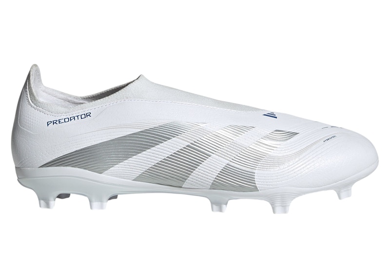 adidas Predator League Laceless FG/MG Cloud White Silver