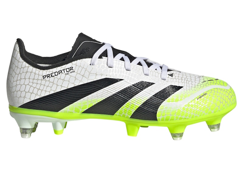 adidas Predator サッカーシューズ ホワイト/ブラック/ライム adidas Predator League SG Cloud White Core Black Lucid Lemon