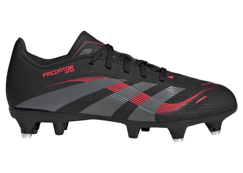 adidas Predator League SG Core Black Grey Four Lucid Red (GS)