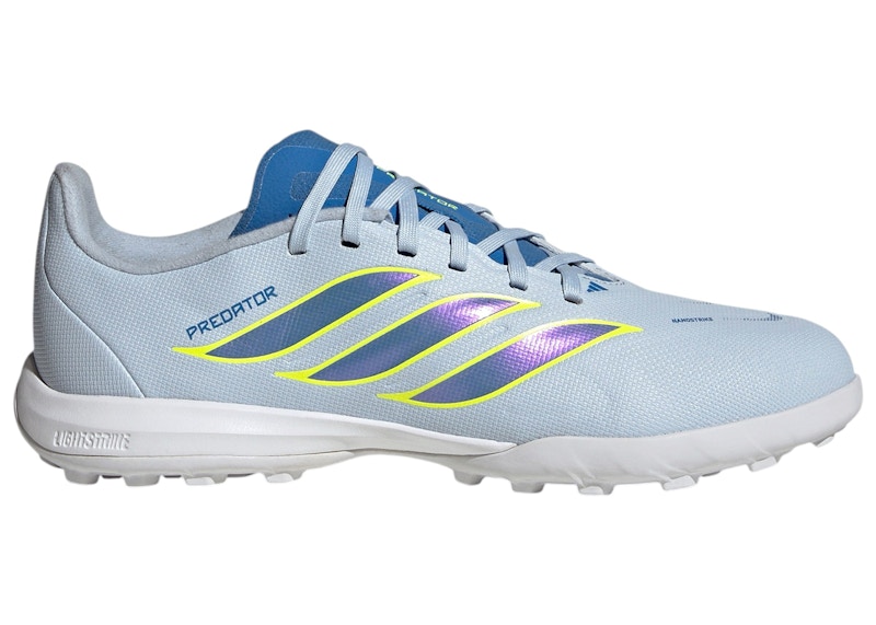 Adidas Predator League TF Ice Cold Precision Pack Sneakers in Crystal Sky/Ray Blue/Team Solar Yellow 2