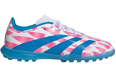 Adidas Predator White Pink Blue Adidas Predator League Turf Cloud