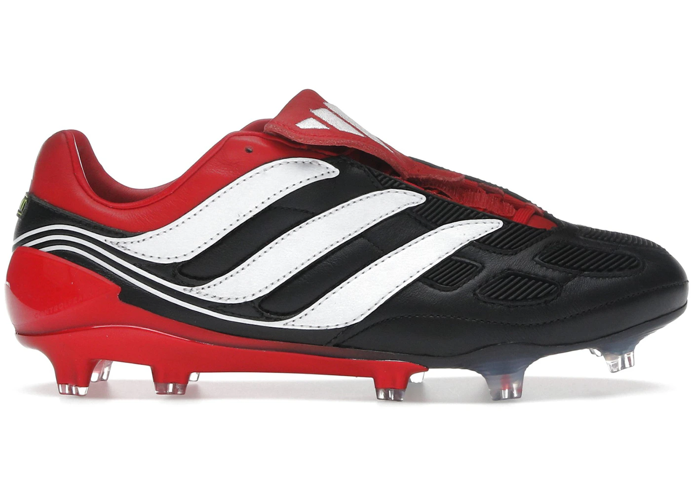 adidas Predator Precision FG Black White Collegiate Red Made in