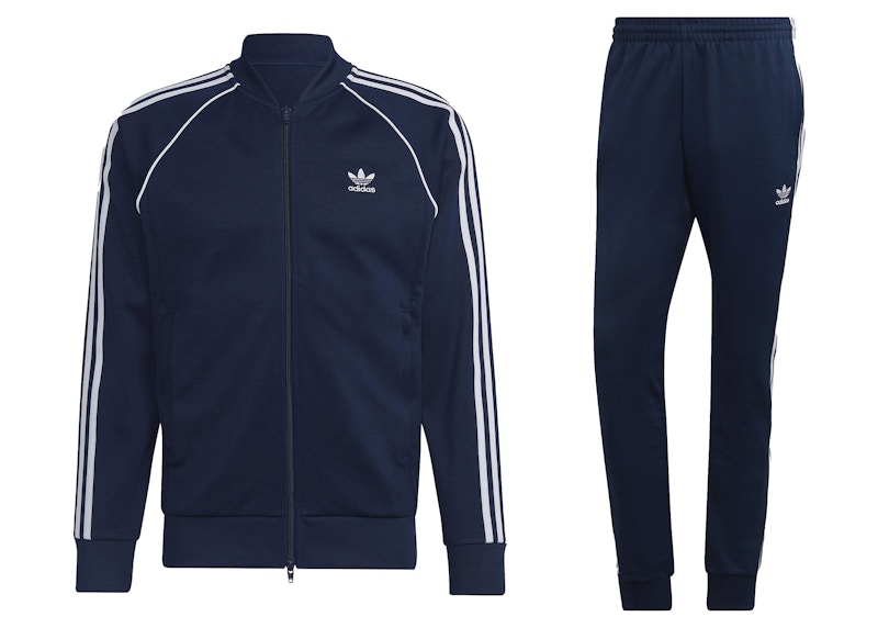 Adidas sst cheap track jacket navy