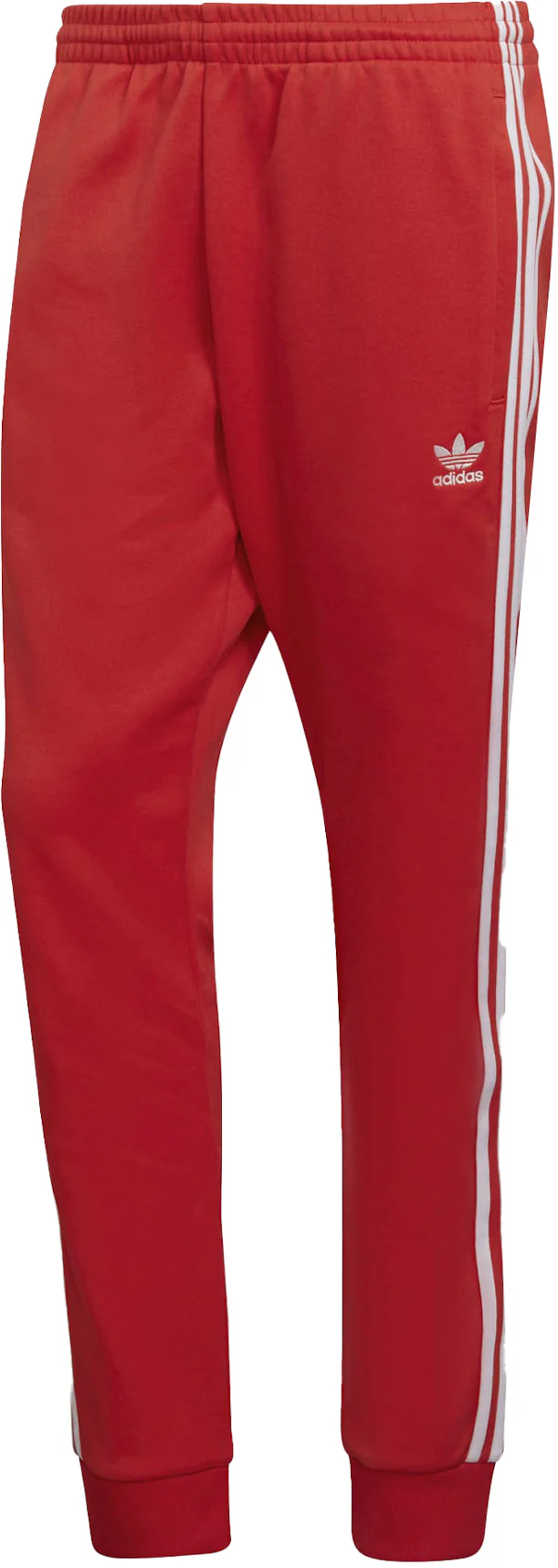 adidas Primeblue SST Track Pants Vivid Red Men's - FW22 - US