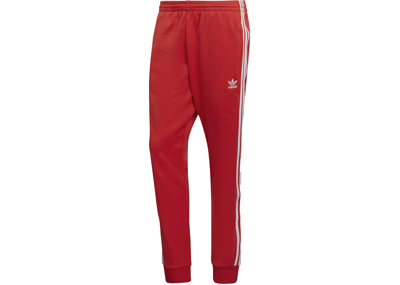 adidas Primeblue SST Track Pants Vivid Red Men's - FW22 - US