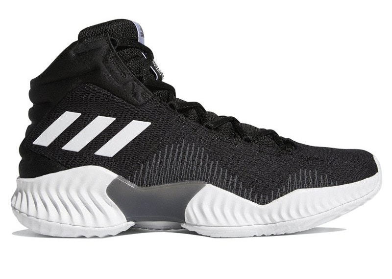 Adidas men's explosive bounce basketball cheap shoes  black/white/grey