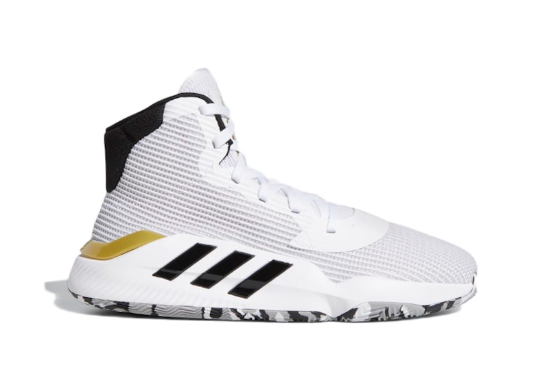 adidas Pro Bounce 2019 White Gold Metallic