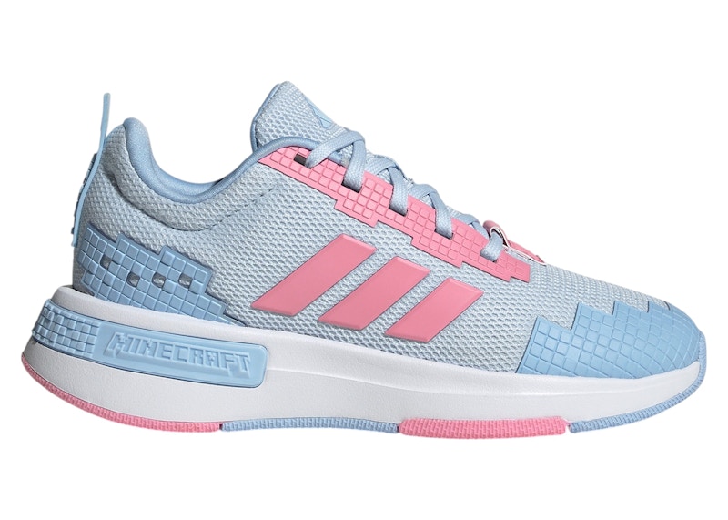 ADIDAS ORIGINALS Pre-owned Pro Minecraft Sneakers In Crystal Sky/bliss Pink/glow Blue