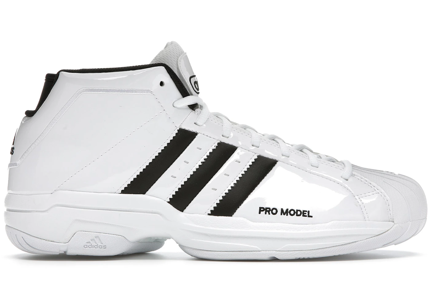 Adidas pro model shoes white Clearance