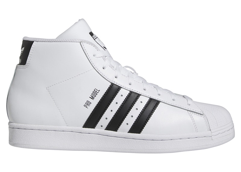 adidas Pro Model Mid White Black Men s IF5867 US