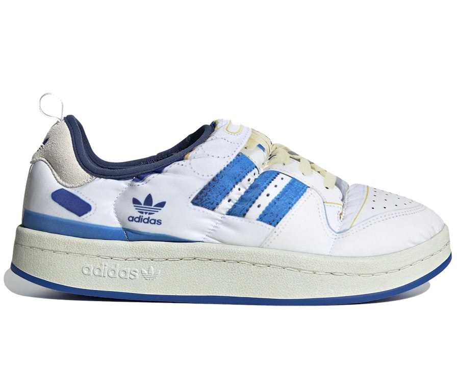 Pre-owned Adidas Originals Adidas Puffylette Forum 84 Og White Blue In Cloud White/royal Blue/cloud White