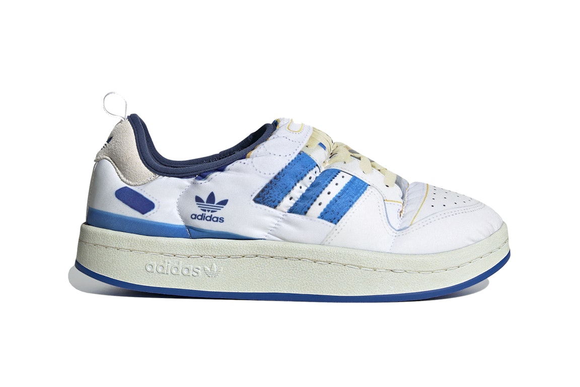 Pre-owned Adidas Originals Adidas Puffylette Forum 84 Og White Blue In Cloud White/royal Blue/cloud White