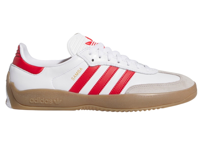 adidas Puig Samba Cloud White Better Scarlet Gum Men's