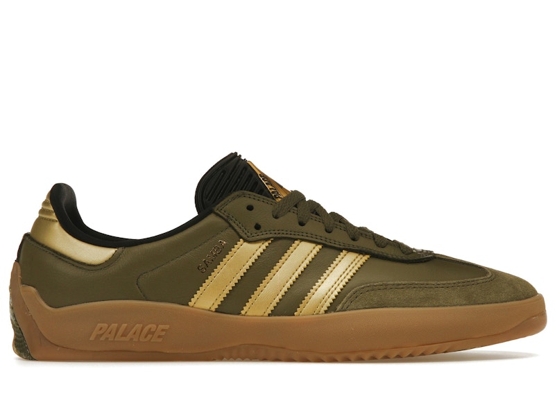 adidas Puig Samba Palace Olive Gold Men's - HQ6100 - US