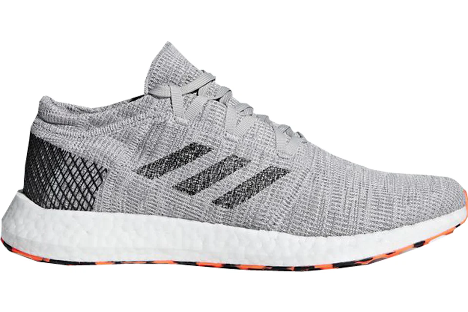 adidas Pure Boost Go Grey Three Core Black Men s AH2324 US