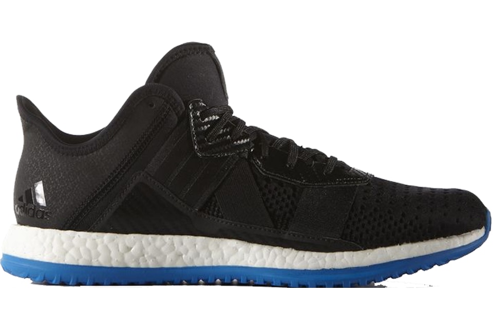 Adidas Pure Boost Zg Trainer Core Black Shock Blue Aq5037 Adidas Pure Boost Zg Trainer Core Black Shock Blue Aq5037