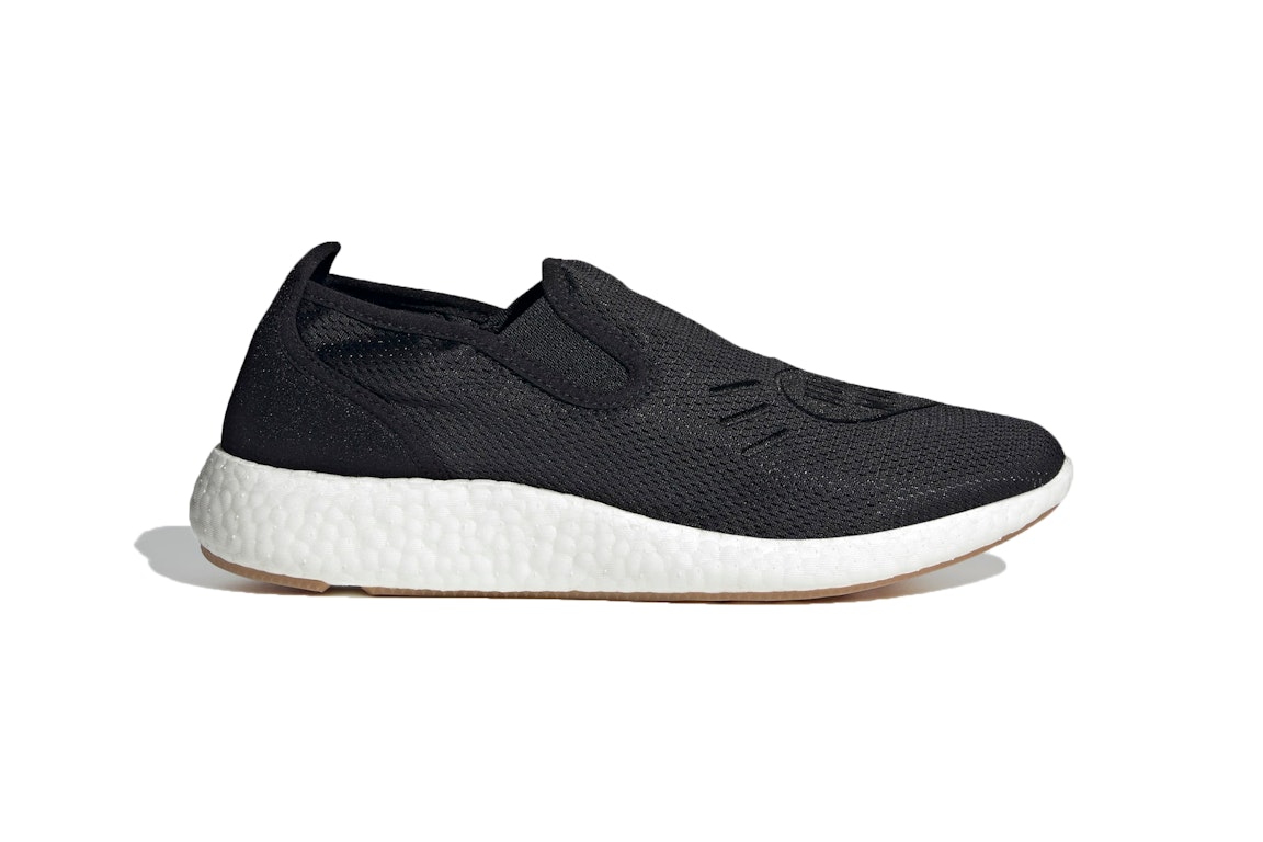 Pre-owned Adidas Originals Adidas Pure Slip-on Human Made Black In Core Black/core Black/cloud White