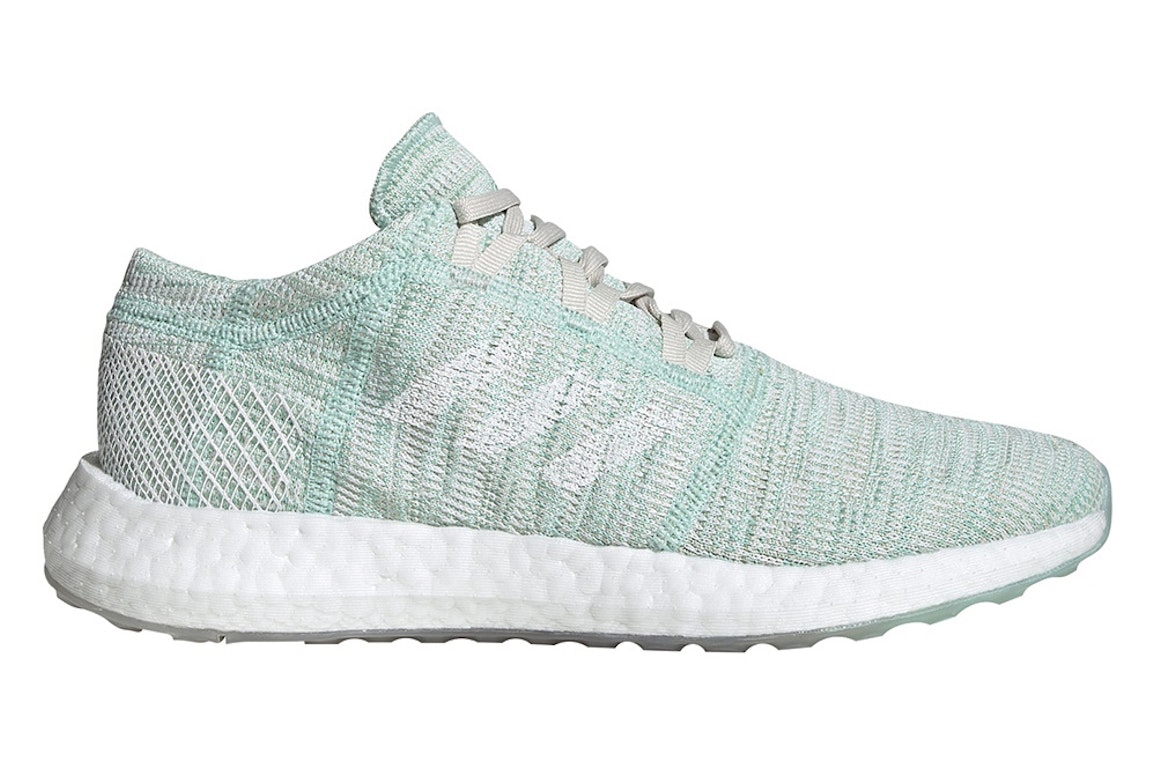 Pre-owned Adidas Originals Adidas Pureboost Go Clear Mint (women's) In Clear Mint/cloud White/raw White