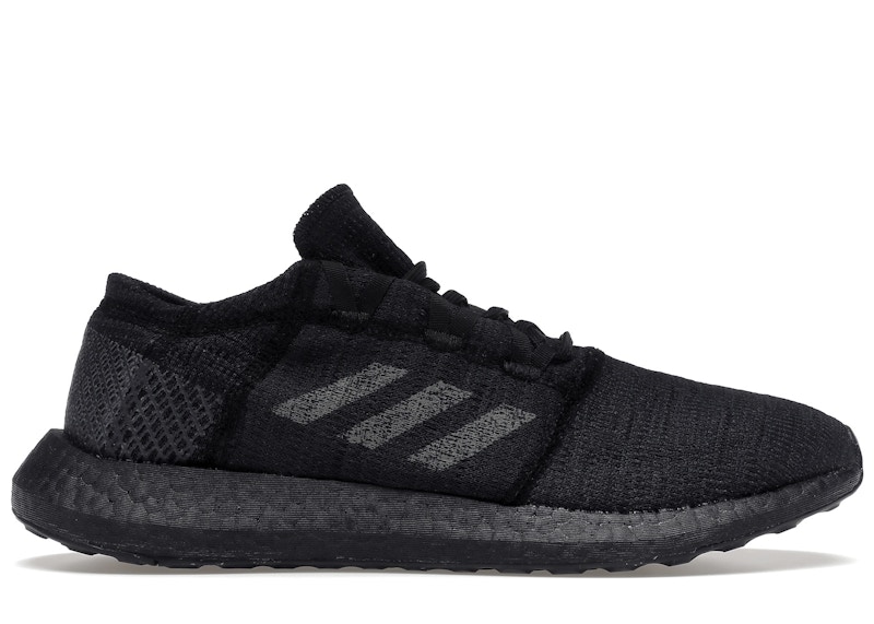 Adidas men's pure boost go outlet running shoes  core black/grey