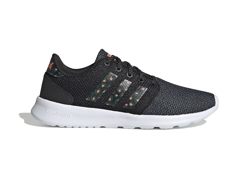 Adidas women's cloudfoam qt racer shoes  core black/white sale