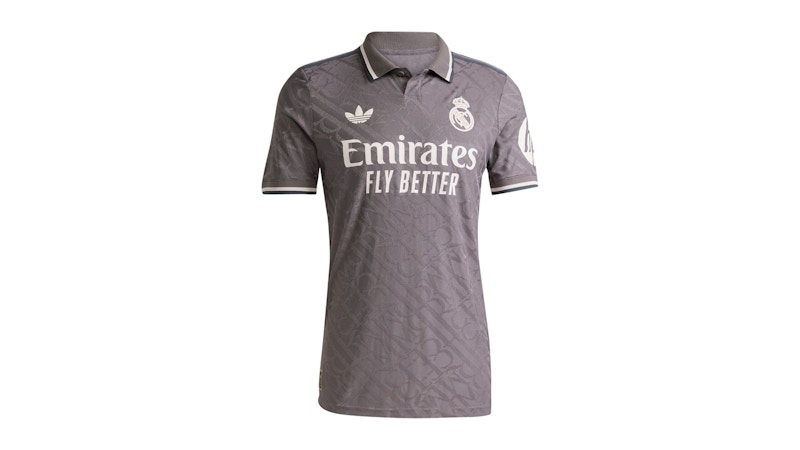 【Real Madrid】 メンズサードシャツ24/25 チャコール・未開封 Real Madrid adidas Third Shirt 2024-25