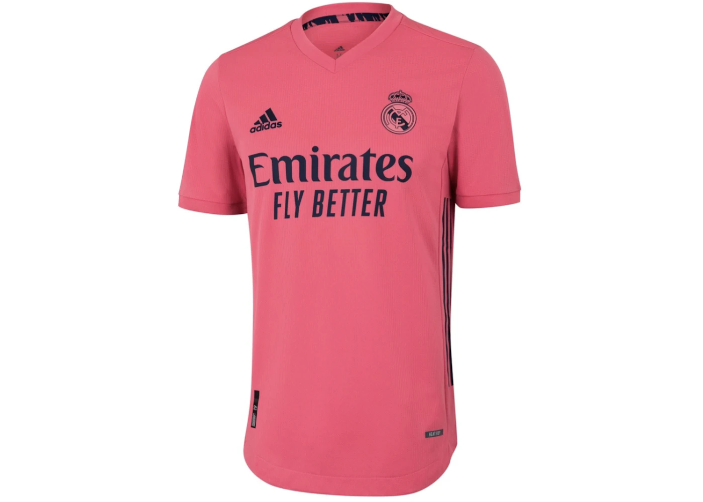 adidas Real Madrid Away Authentic Heat.Rdy Shirt 20 21 Pink Jersey Pink