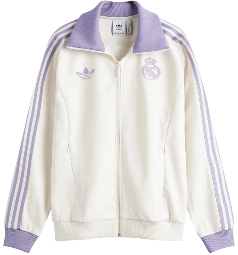 adidas Real Madrid CF OG Track Top Wonder White/Magic Lilac Men's