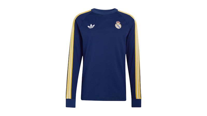 adidas Real Madrid 長袖 adidas Real Madrid L/S T-Shirt Dark Blue メンズ - SS26 - JP