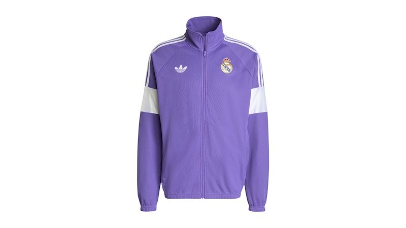 Men's Adidas Real Madrid Lfstlr Track Top in Purple Rush