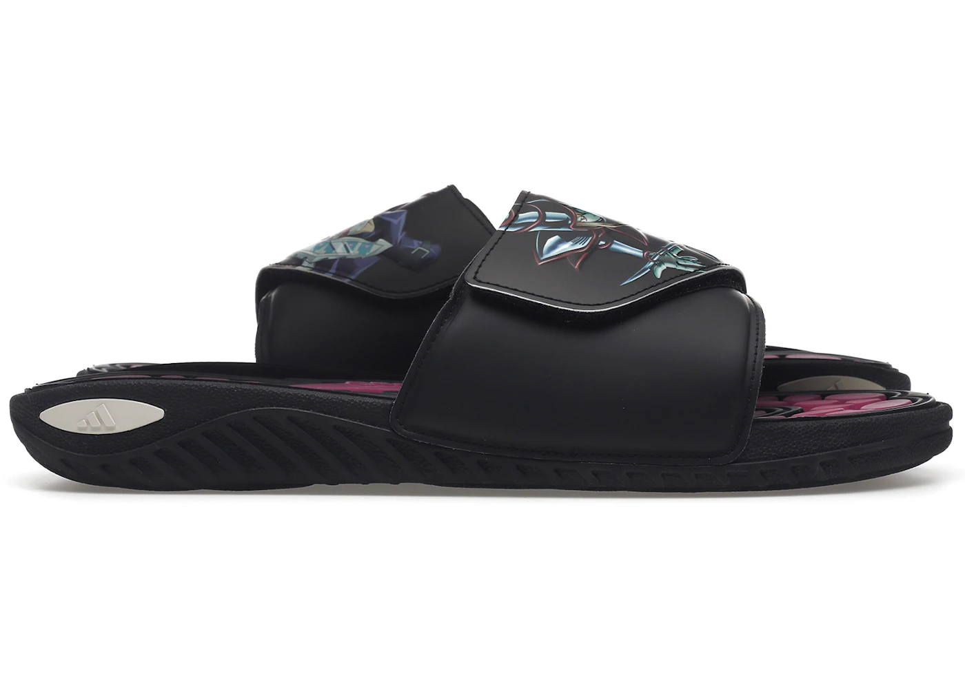 adidas Reptossage Hook-And-Loop Slides Yu-Gi-Oh! Dark Magician Men's - HQ4274 - US adidas Reptossage Hook-And-Loop Slides Yu-Gi-Oh! Dark Magician Men's - HQ4274 - US