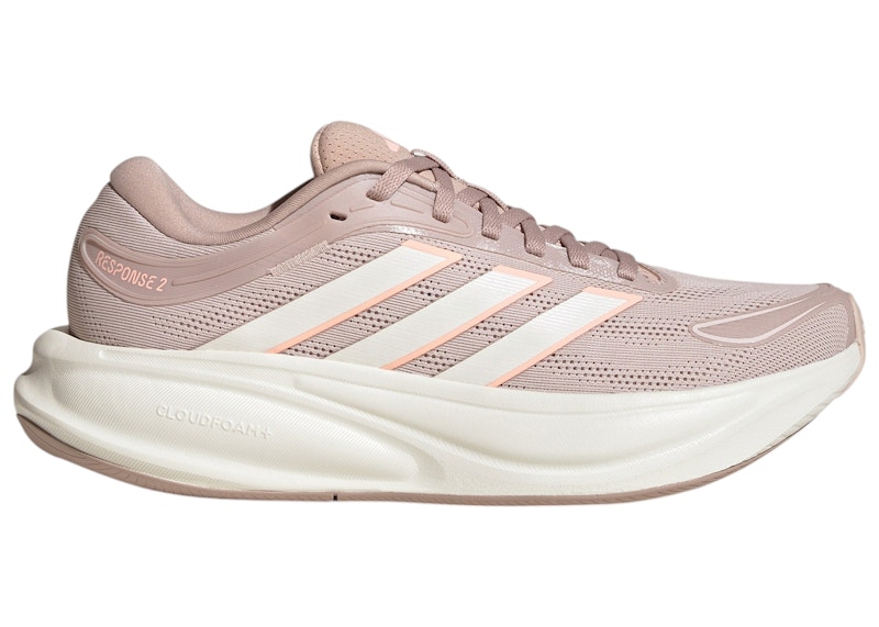 Adidas Response 2 (Women's) Sneakers in Putty Mauve/Clear Orange/Wonder Taupe