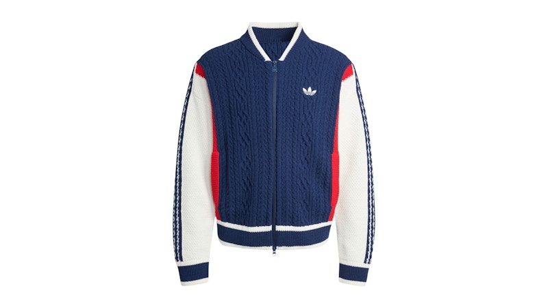 adidas Retro Remix Cardigan Night Indigo Off White Better Scarlet