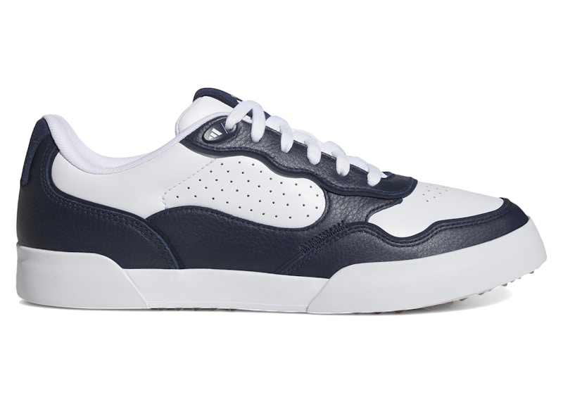 adidas Retrocross 25 Spikeless Golf Cloud White Collegiate Navy Gum Men's -  IH9977 - US