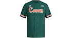 adidas Reverse Retro Full-Button Jersey Dark Green
