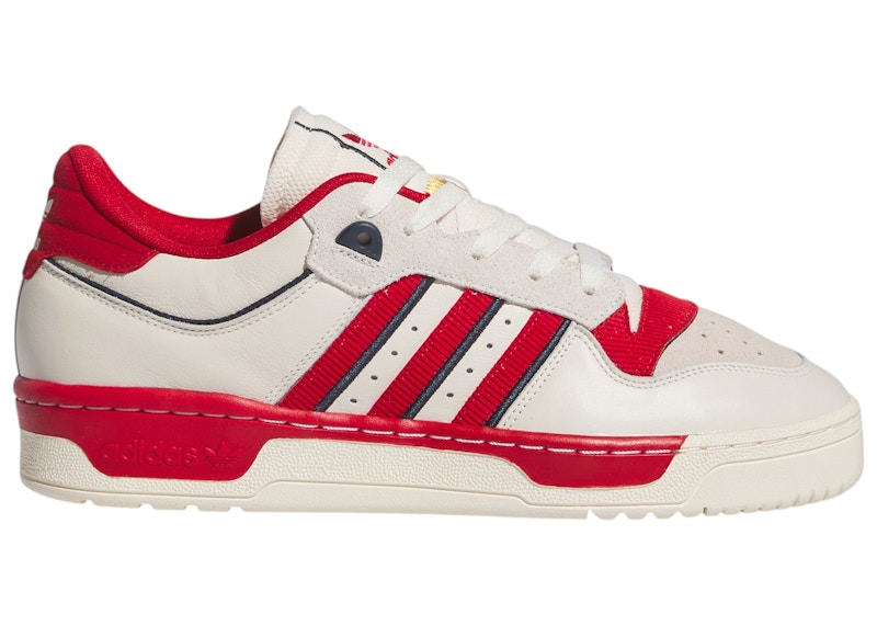 adidas Rivalry 86 Low Chalk White Black Red Men's - JH5611 - US