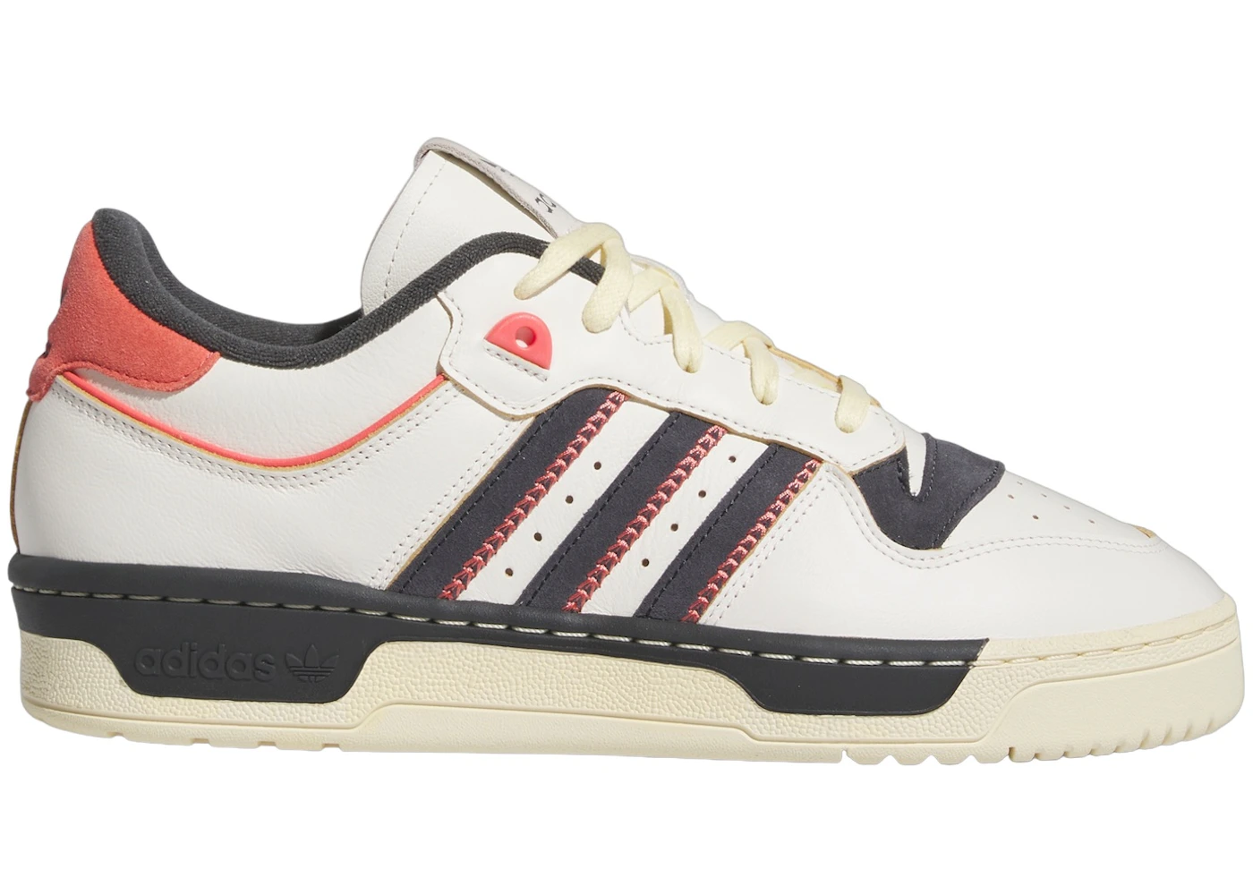 adidas Rivalry 86 Low Cloud White Carbon Easy Yellow Men's - IH2816 - US