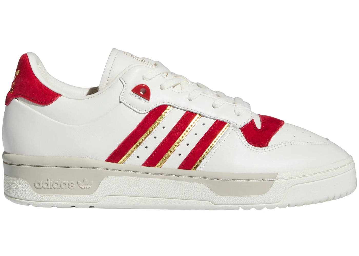 adidas Rivalry 86 Low Cloud White Team Power Red Ivory Men's - IF6263 - US