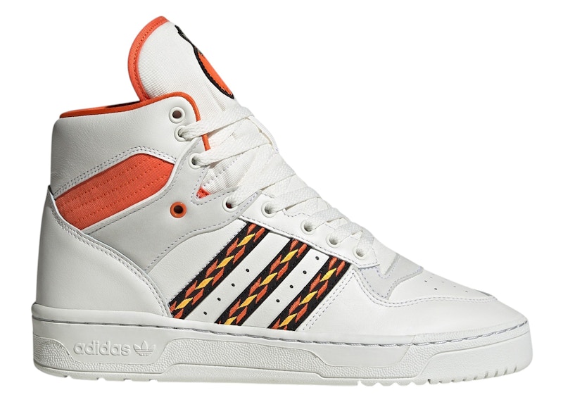 adidas Rivalry Hi Cloud White Semi Impact Orange Crystal
