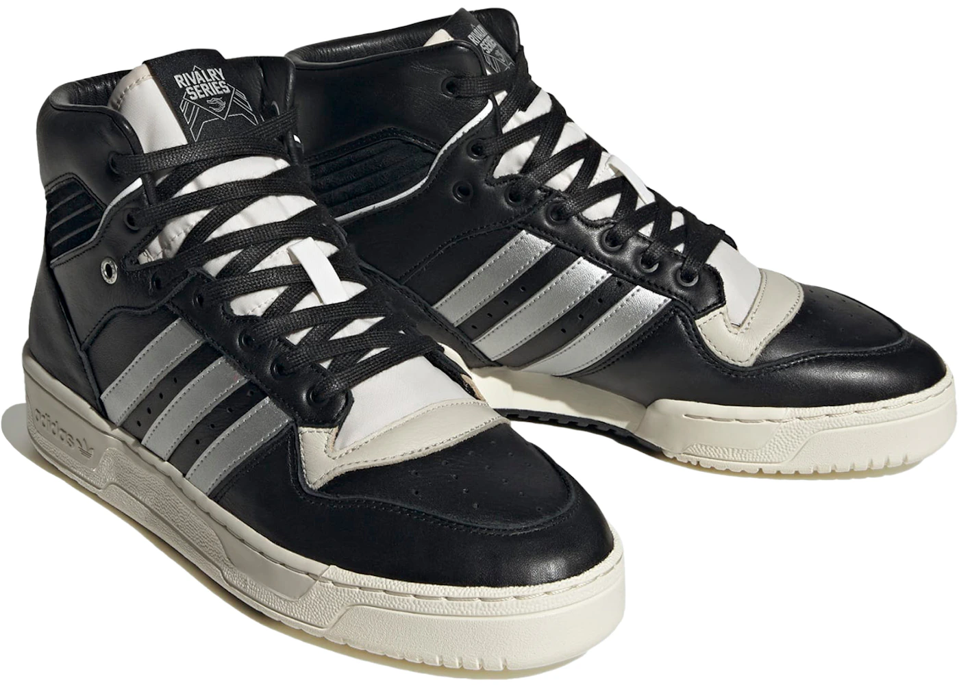 adidas Rivalry High Consortium Black Silver Metallic Men's - ID7388 - US