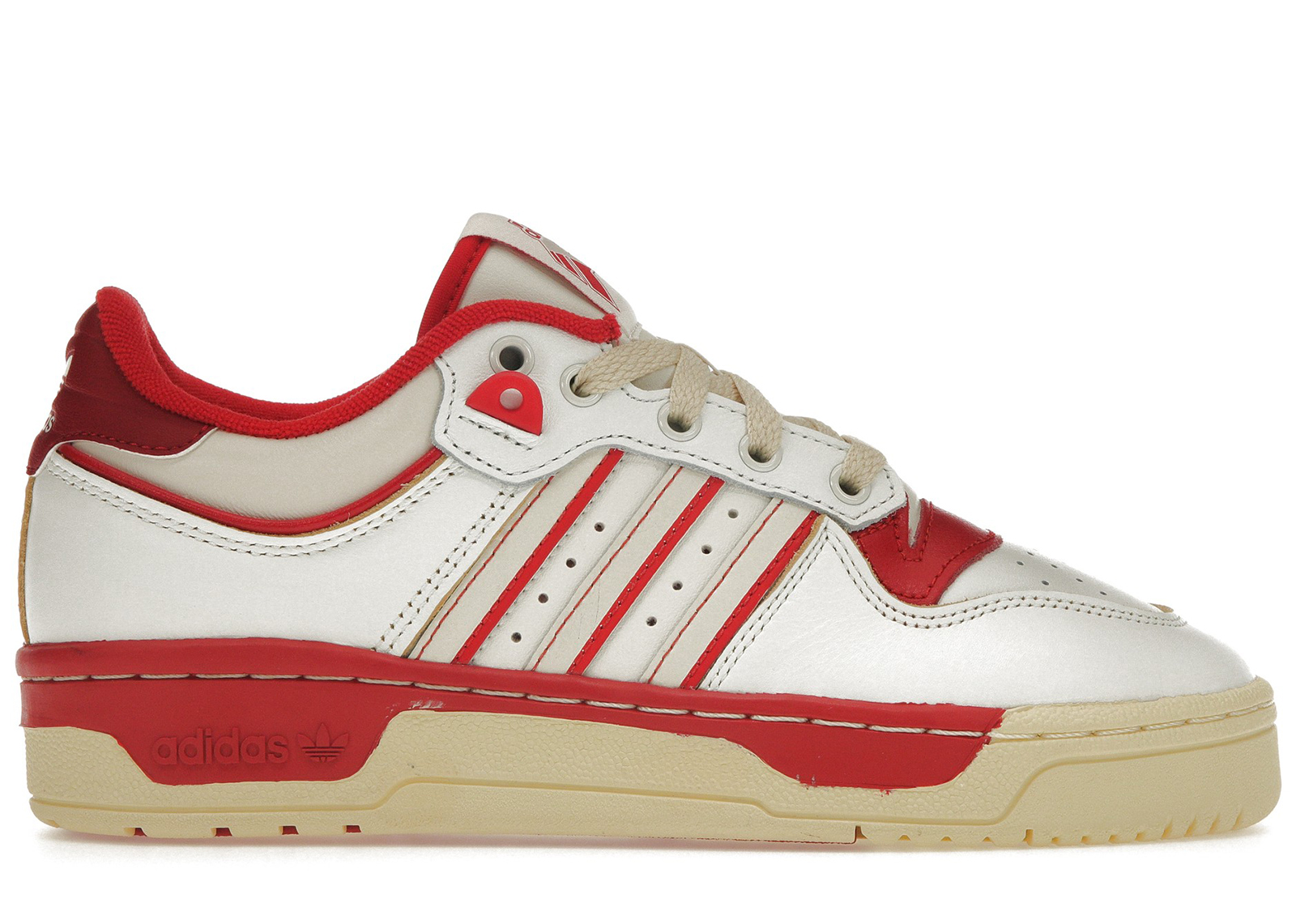 adidas Rivalry Low 86 Core White Off White Team Power Red