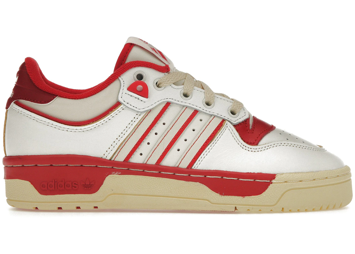 Adidas Sneaker Adidas Rivalry Low White Red Adidas Rivalry Adidas