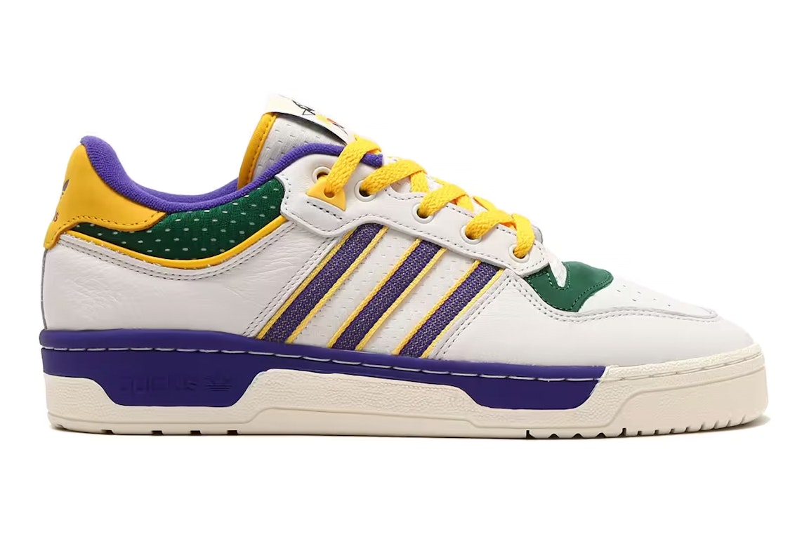 Pre-owned Adidas Originals Adidas Rivalry Low 86 Crystal White Energy Ink Bold Gold In Crystal White/energy Ink/bold Gold